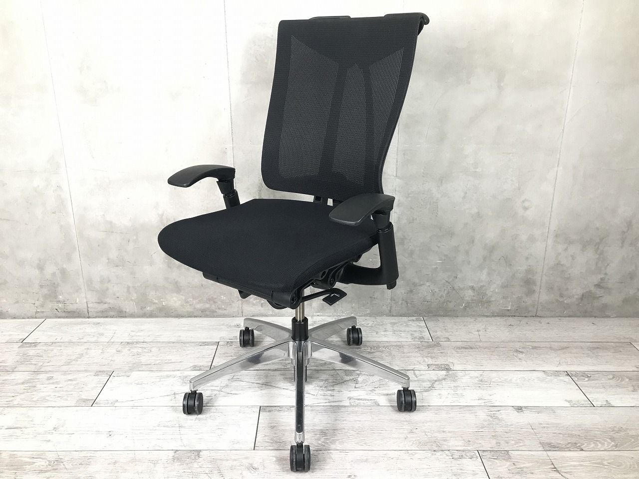中古】セレーオチェア KF-570JB-ZTT1 イトーキ/ITOKI 肘付
