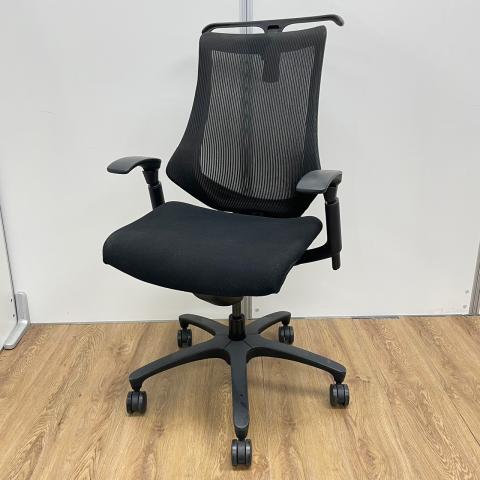 中古】エフメッシュ KF-377JAHT1T1T2 イトーキ/ITOKI 肘付ハイバックチェア 389940 - 中古オフィス家具ならオフィスバスターズ