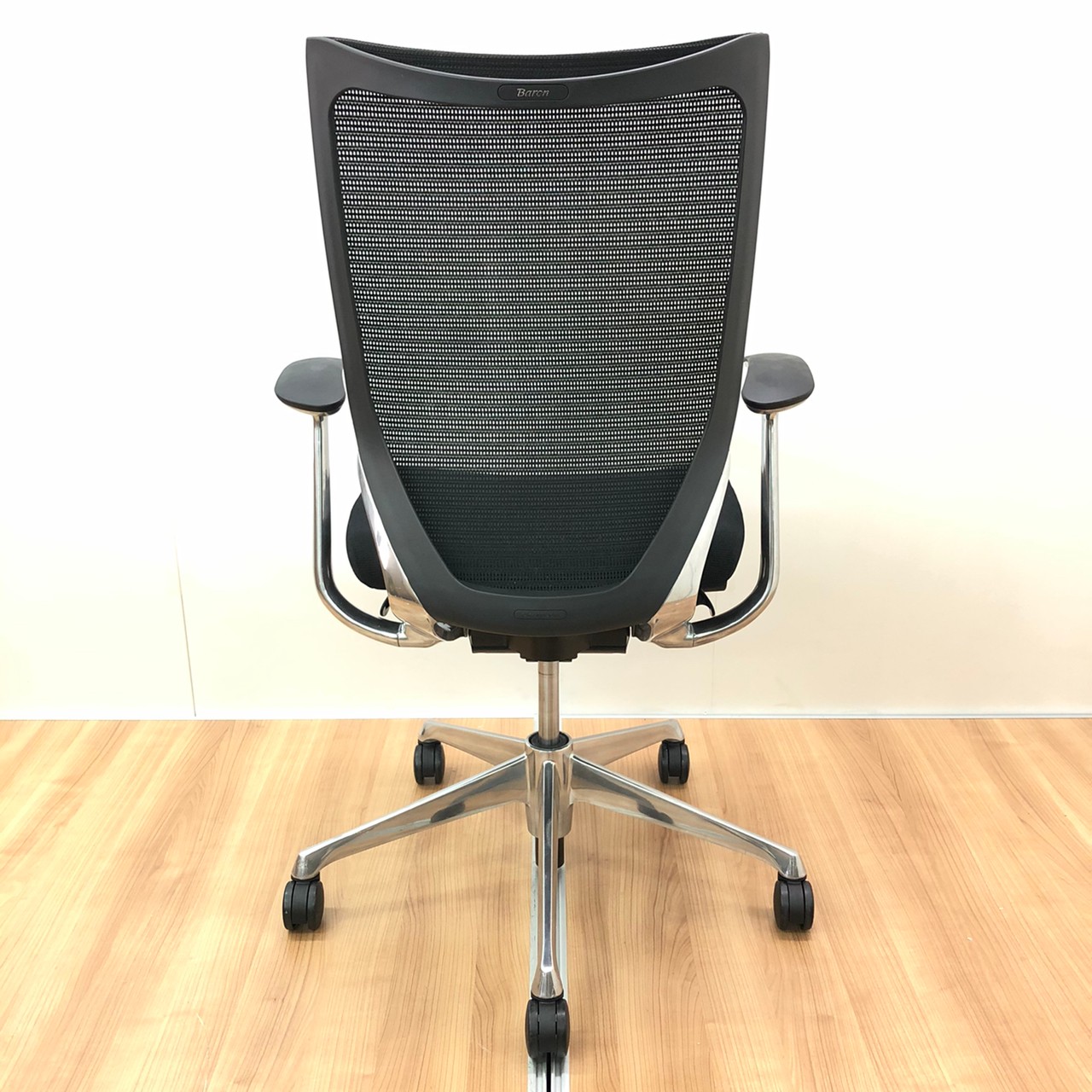 【中古 S(美品)】Baron(バロン) CP45BR-FDF1 中古】バロンチェア CP45BR FDF1 オカムラ/okamura 肘付