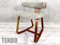 【展示品】【2022年発売モデル】　TENDO/天童木工　Swing chair / スウィングチェア 　アームチェア（ソリ足）　中村拓志　ベージュ系