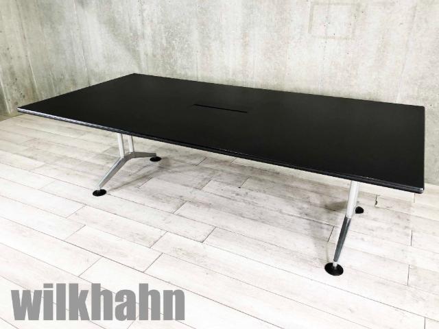 ウィルクハーン/Wilkhahn　ロゴン　ブラック　大型ミーティングテーブル