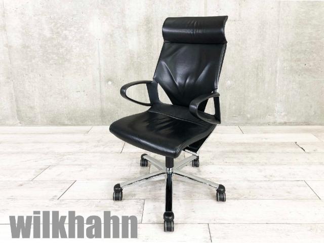 中古】モダス Wilkhahn/ウィルクハーン 肘付ハイバックチェア 391539