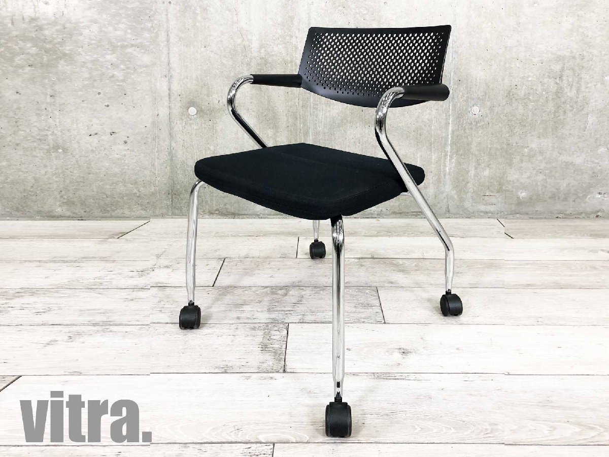 スタッキングチェア　新品定価7万■vitra/ヴィトラ　ビザロール2　ブラック　ビジターチェア
                        ビザロール2
                                    中古
            