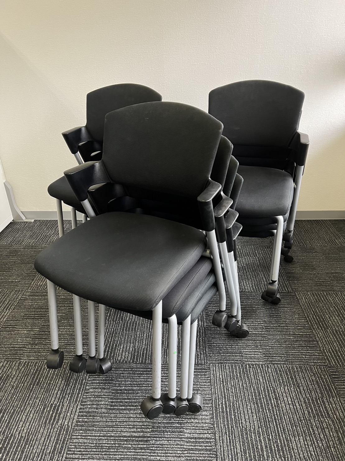 12脚セット　クリーニング済み！■コクヨ/プロッティ/ブルー
                        プロッティチェア
                                    中古
            