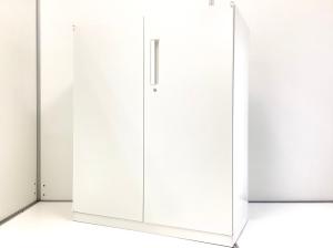 【人気のホワイト色!!】■ウチダ　HSシリーズ　両開き書庫　ホワイト　■使いやすさを追求したスタンダードなデザイン！