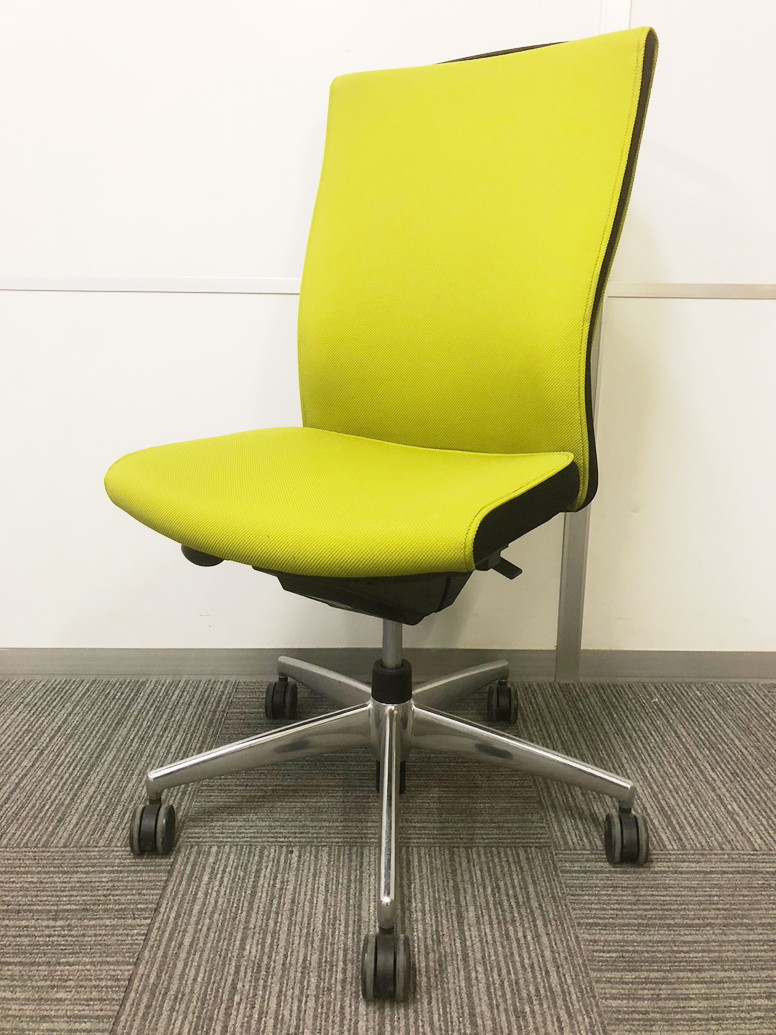 【Y】【最適な圧力で腰にフィット！】■コクヨ製　プントチェア　肘無し　ライトグリーン　■ワンランク上の快適クッション！
                        プント
                                    中古
            