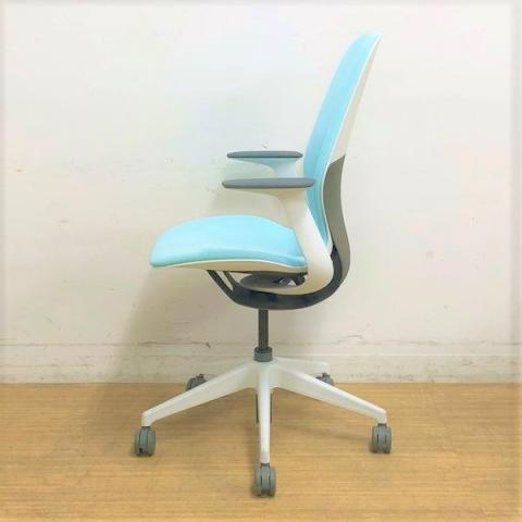 【中古】SILQ Steelcase/スチールケース 肘付ハイバックチェア 393122