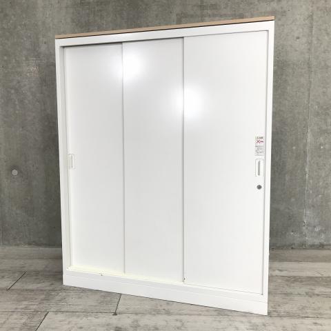 オカムラ okamura 3枚引き違い 書庫 4B453Y ZA75 引き戸