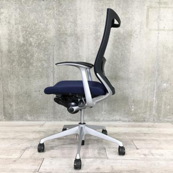 中古】バロンチェア オカムラ/okamura 肘付ハイバックチェア 393861