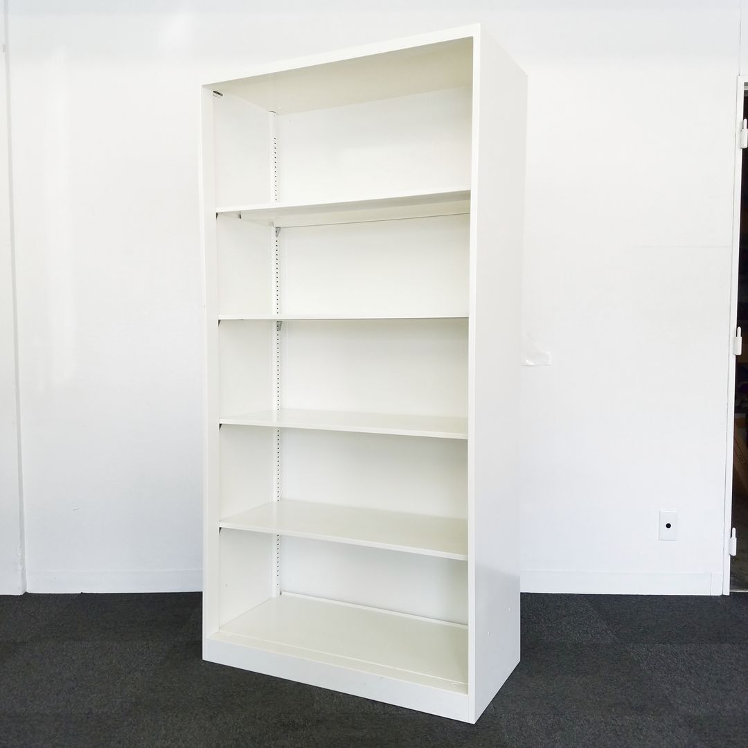 【扉なしのオープンキャビネット！】オカムラ   レクトライン　ホワイト　オープン　【レイアウト変更でできたスペースを有効活用！】
                        レクトライン
                                    中古
            