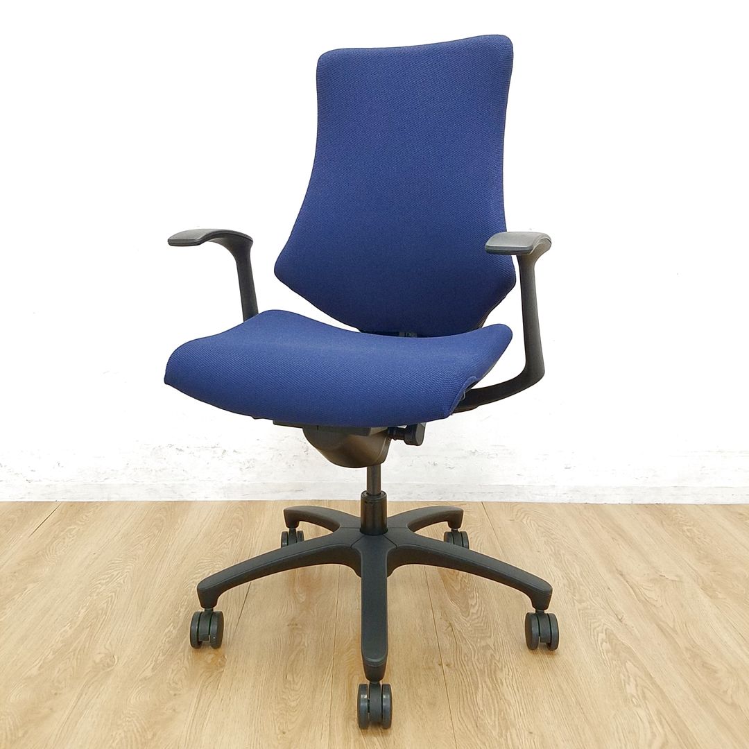 【在庫入替】【8脚限定】スタイリッシュで座り心地も抜群！高機能チェア！中古 オフィスチェア　OAチェア　高級　クロス　テレワーク　在宅ワーク　家具　固定肘　ネイビー　イトーキ　エフ　ITOKI
                        エフクロス
                                    中古
            