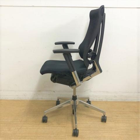 【中古】スピーナチェア（エラストマー） KE-767GP-Z9T1T1 イトーキ/ITOKI 肘付ハイバックチェア 396190