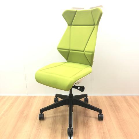 【¥33,600→¥23,500！】商品入替30％OFF！イトーキ（ITOKI）フリップフラップチェア　■色：ライトグリーン　肘無し【β2309】