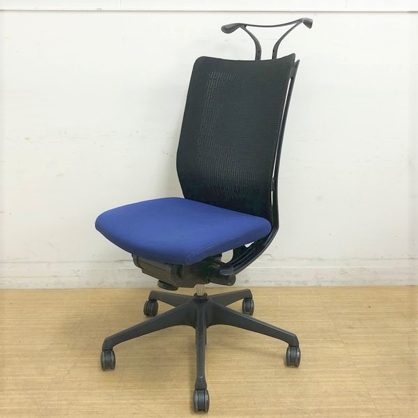 オカムラ　ヴィスコンテ　ハイバック　メッシュ　座スライド　5段階固定　ハンガー付き　
                        ヴィスコンテチェア
                                    中古
            