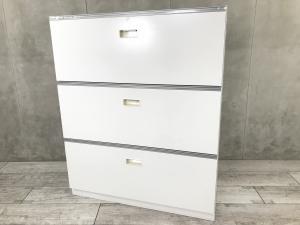 【在庫入替セール品！】【状態良好〇】上下書庫にも単体書庫でもお使いになれます！※天板無し■イトーキ/シンライン/ホワイト