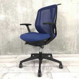 【定価約10万円】【固定肘付き人気ローバックOAチェア】【背もたれメッシュ】◆Okamura／オカムラ◆　シルフィー　OAチェア【K】