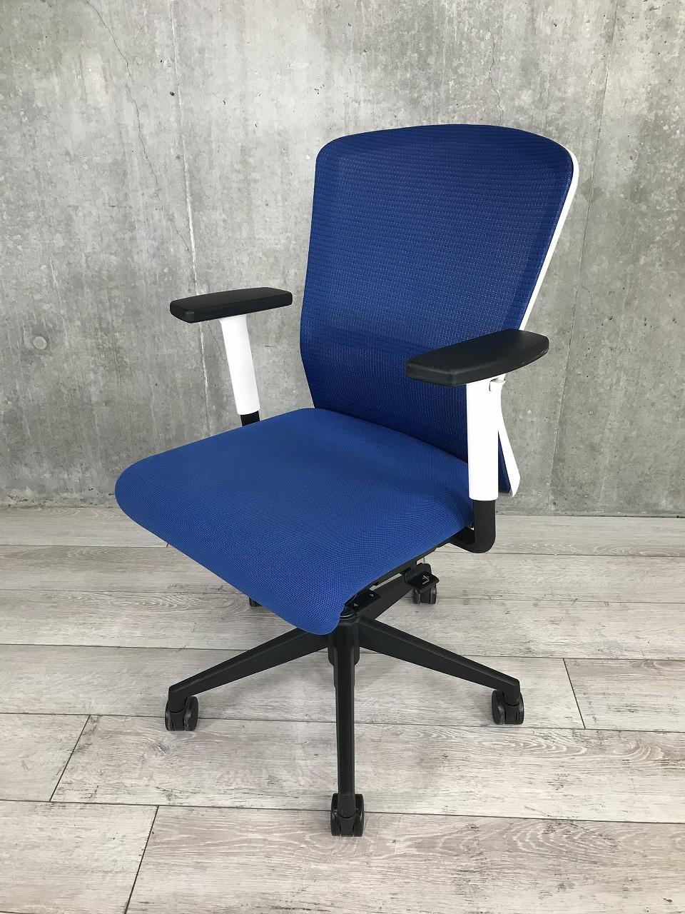 中古】エルフィ ELA2-00B ウチダ/UCHIDA 肘付ハイバックチェア 397755