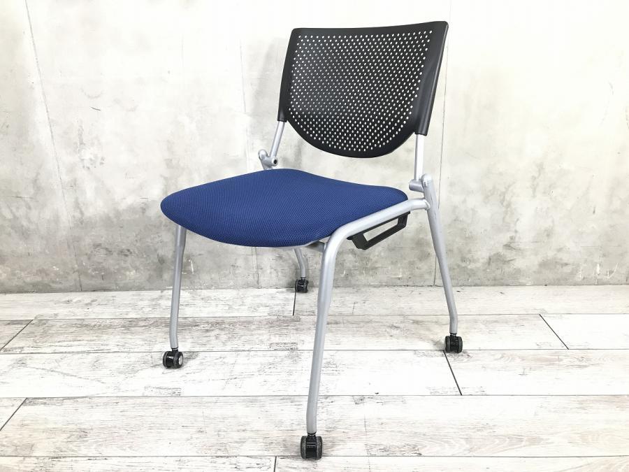 定番、売れ筋ミーティングチェア！　オカムラ/プロスタック/ブルー
                        プロスタック
                                    中古
            