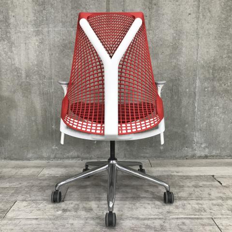 【中古】セイルチェア Herman Miller/ハーマンミラー 肘付ハイバックチェア 397923