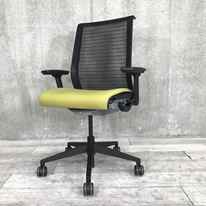 【人間の身体の動きに直感的に応えることで快適さを実現したチェア‼】
スチールケース/シンク/稼働肘　在庫入替
                        シンクチェア（2014年以前モデル）
                                    中古
            