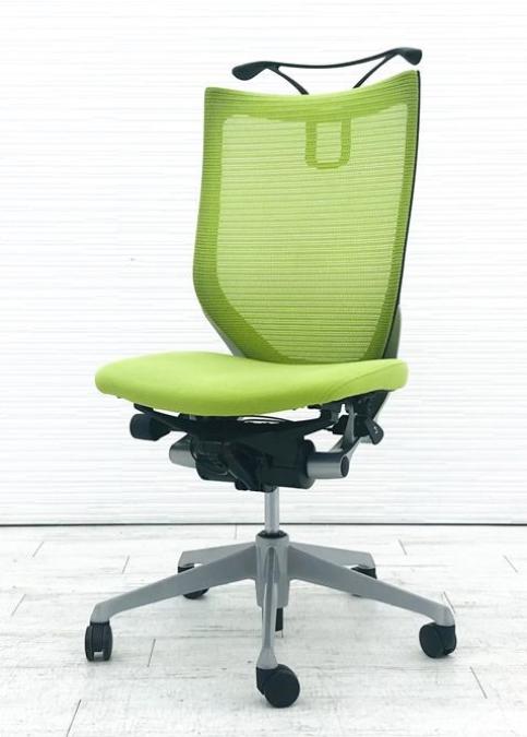 【デスクワークを快適にサポート！】■オカムラ製　バロンチェア　ライムグリーン　ハイバック　ハンガー付【OI】【倉庫在庫】
                        バロンチェア
                                    中古
            