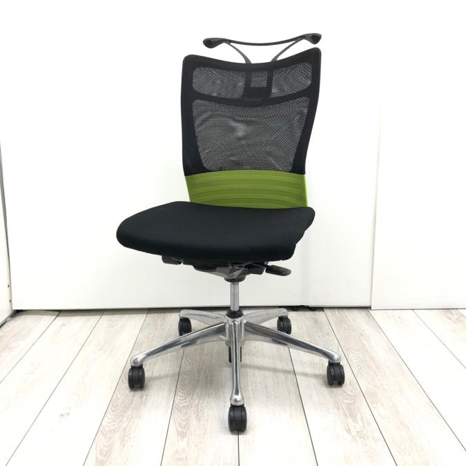 【並べて置くとおしゃれです！】オカムラ/フィーゴ/シームレスグリーン/肘なしオフィスチェア
                        フィーゴメッシュチェア
                                    中古
            