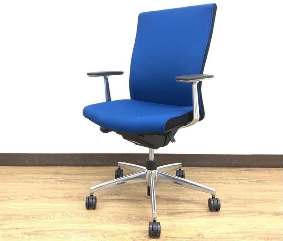 【在庫入替】【2018年製】【1脚限定】高品質な高級チェア！中古　高級チェア　オフィスチェア　OAチェア　在宅ワーク　テレワーク　コクヨ　プント　ハイグレード　ブルー　肘付き
                        プント
                                    中古
            