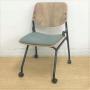 ライブスネスティングチェア(Lives Nesting Chair)　シェル：ゾーンオーク　パッド：ダークグリーン
