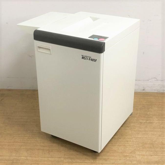 【在庫入替価格】【傷有りお安く】投入口40cmの大きな間口　連続帳票に対応　スパイラルカット　オフィスシュレッダー　明光商会MSD-F40SF
                        MSDシリーズ
                                    中古
            
