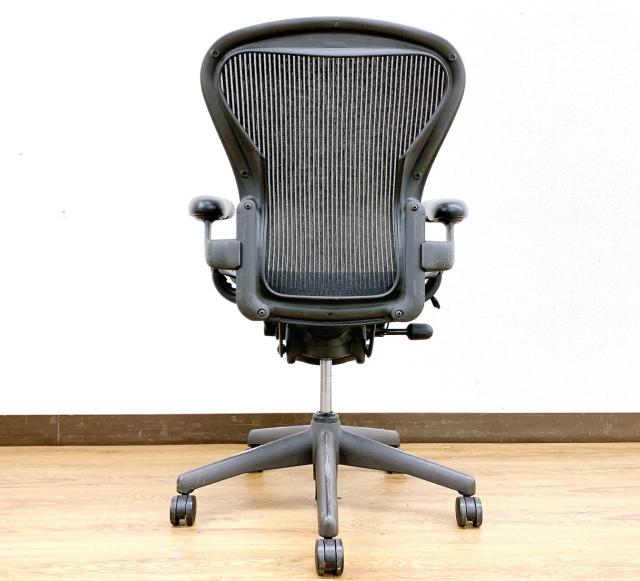 中古】アーロンチェア Herman Miller/ハーマンミラー 肘付ハイバック