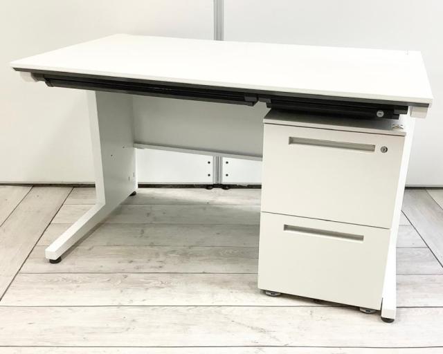 シルバー/レッド コクヨ品番 SD-ISN1365LSP1M デスク iS スタンダード