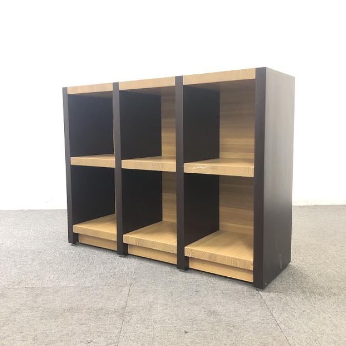 【1台限定！！】【おしゃれな木目】シューズロッカー(下駄箱)　2段3列6名様用　オープンタイプ
                        その他シリーズ
                                    中古
            