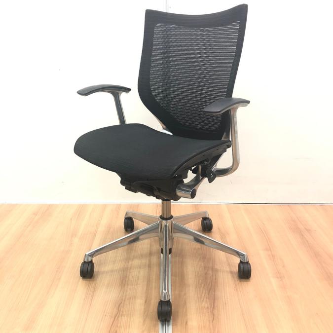【中古 A(中古品)】Baron(バロン) CP43AR-FDH1 中古】バロンメッシュチェア CP43AR-FDH1 オカムラ/okamura 肘付