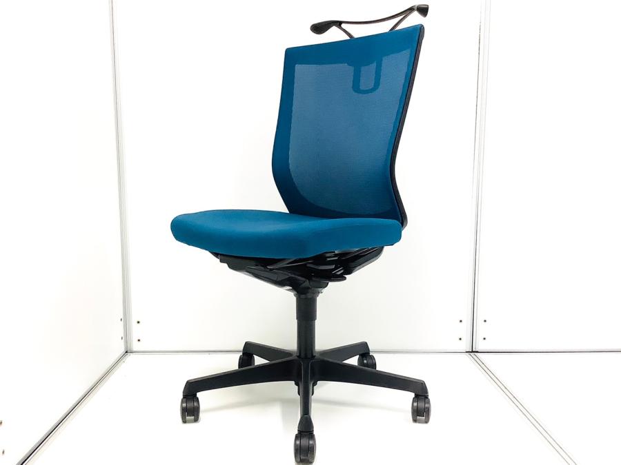 【¥14,600→¥10,200！！】商品入替セール30％OFF！オカムラ（okamura）エスクードチェア（Escudo）メッシュ仕様　■色：ブルー　ハイバック　肘無し【β2309】
                        エスクードメッシュ
                                    中古
            