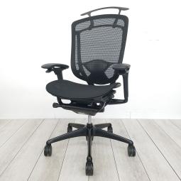 ハイクラス高級チェアでオフィスに至福のひと時を,,,中古　エグゼクティブチェア　オフィス家具　テレワーク　在宅ワーク　コロナウイルス　高級チェア　オフィス　OAチェア　ハイバック　メッシュ　ブラック　コンテッサセコンダ