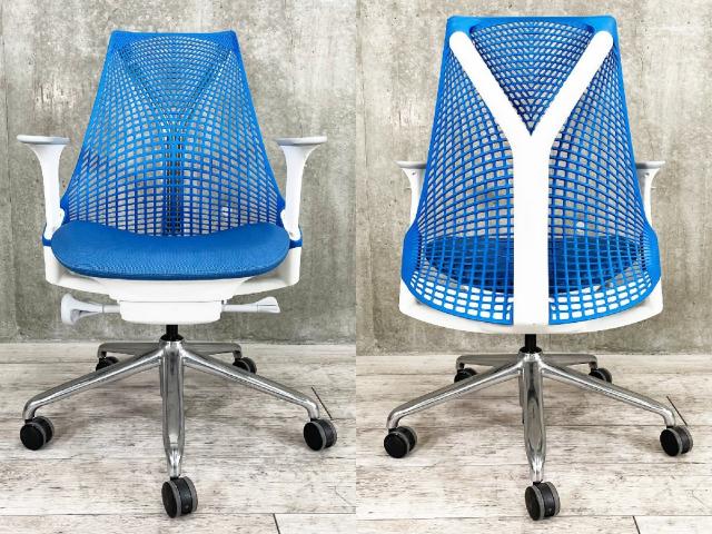 【中古】セイルチェア Herman Miller/ハーマンミラー 肘付ハイバックチェア 400223