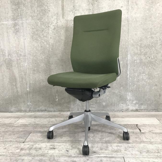 【高級チェアをご検討方にオススメ！！】オカムラ　コーラル　ダークグリーン　ハイバック　肘無し　　【打ち合わせ・ミーティングチェアにもオススメ！】
                        コーラルチェア
                                    中古
            