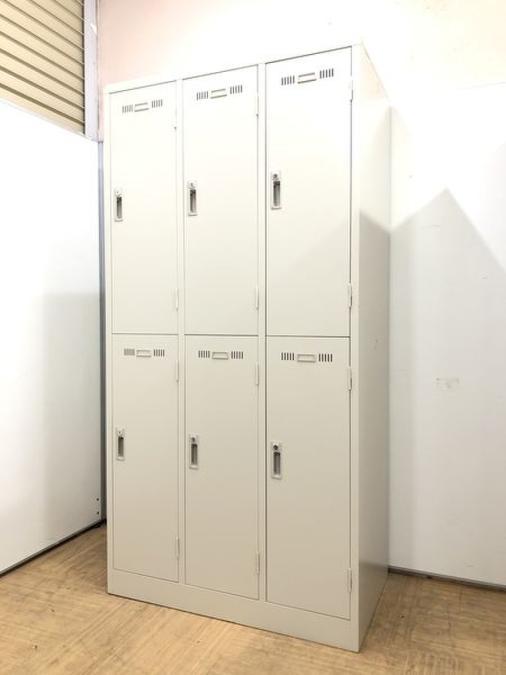 【シンプルisベスト】生興　6人用ロッカー【様々な場所で使用可能】
                        ＳＬＫロッカー
                                    中古
            