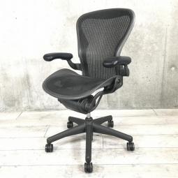 【新店：熊本サテライト店】Office■◆Hermanmiller／ハーマンミラー　◆Aeron／アーロン　CLBサイズ　オフィスチェア　九州　福岡　限定1脚　リクライニングチェア