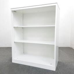 オカムラ製　レクトラインシリーズ　ホワイト天板付　ホワイトカラー　オープン書庫！！