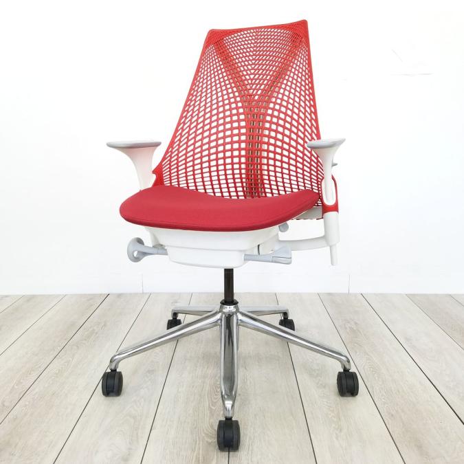 中古】セイルチェア Herman Miller/ハーマンミラー 肘付ハイバック