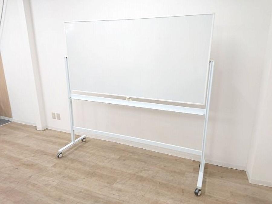 【定価約2万円】【自立式両面ホワイトボードの入荷です】■その他メーカー　自立式ホワイトボード
                        その他シリーズ
                                    中古
            