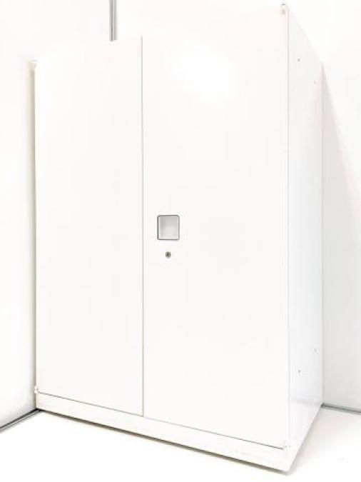 【キャビネット】｜両開き｜■オカムラ■レクトライン■ホワイト■横幅800㎜
                        レクトライン
                                    中古
            