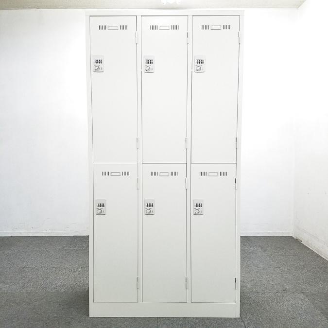 中古】LKD LKD-6 生興 6人用更衣ロッカー 402460 - 中古オフィス家具