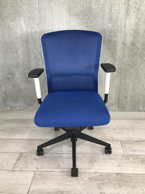中古】エルフィ ELA2-00B ウチダ/UCHIDA 肘付ハイバックチェア 402647