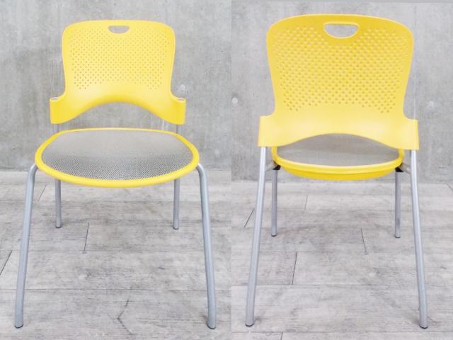 【中古】ケイパー Herman Miller/ハーマンミラー スタッキングチェア 403135