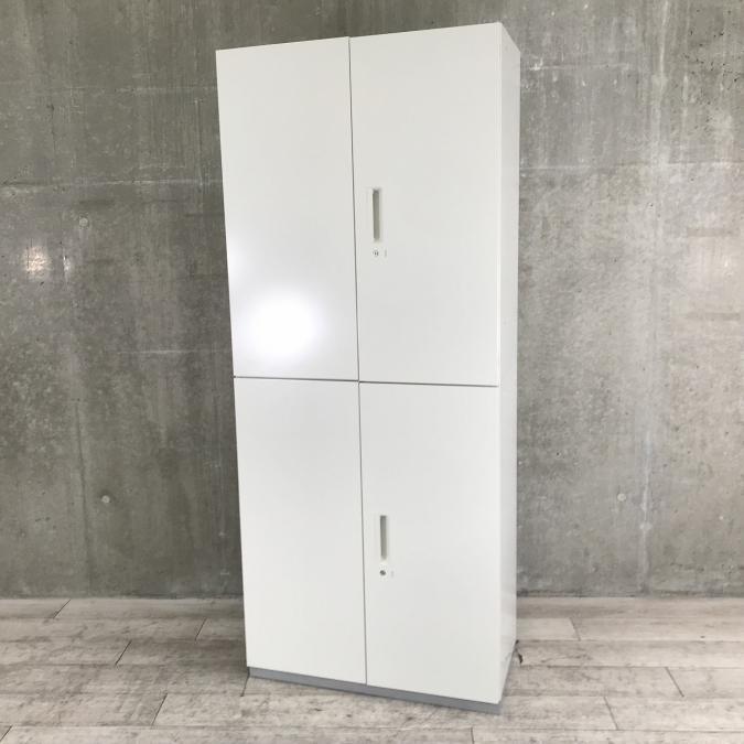 内容物が見やすい、両開きタイプの上下キャビネット！
■プラス/L6/両開き書庫セット
                        L6
                                    中古
            