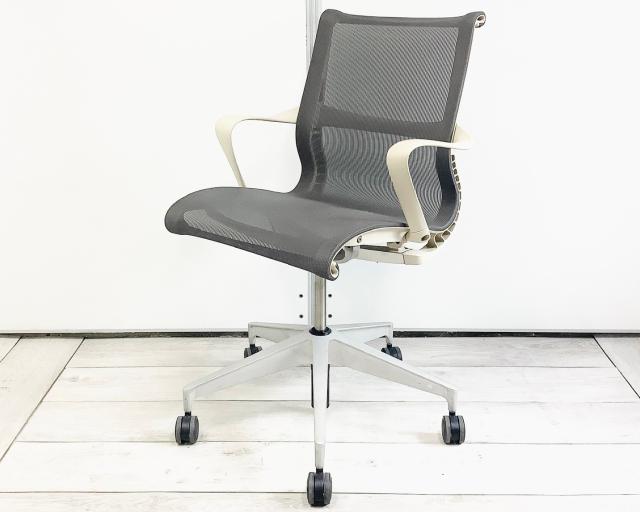 【中古】セトゥーチェア CQ51MAJHL 7HCCNNN4W30 Herman Miller/ハーマンミラー 肘付ローバックチェア 403758