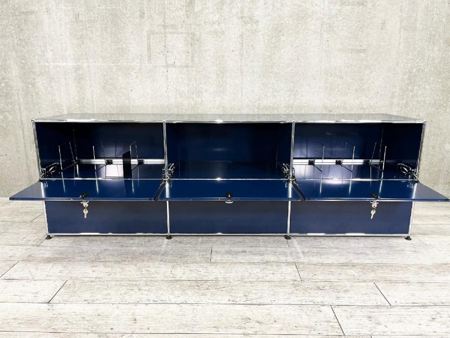 中古　USM Haller USMハラー　キャビネット　ルビーレッド キャスター 中古】USMハラー キャビネット USMハラー 書庫その他 403785
