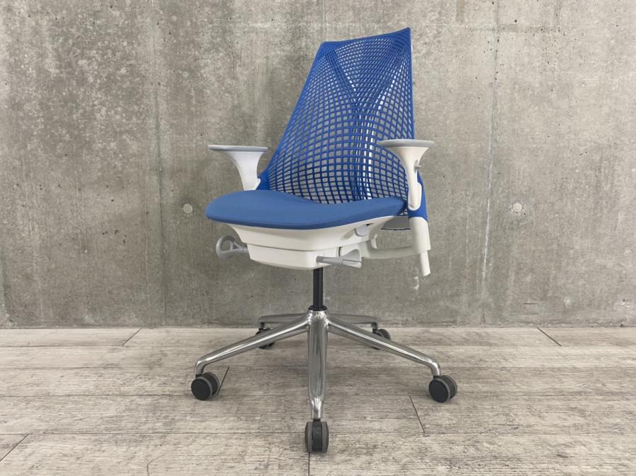 中古】セイルチェア Herman Miller/ハーマンミラー 肘付ハイバック